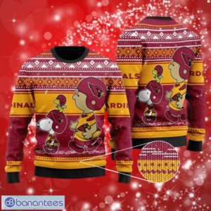 NFL Arizona Cardinals Logo Sweater Christmas Full Over Print Gifts Christmas 3D Sweater Shirt Product Photo 1