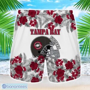 Tampa Bay Team Hawaiian And Shorts All Printed Beach Set For Fans Custom Name Product Photo 2