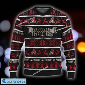 NEW Traditional Arizona Diamondbacks Ugly Xmas Sweater Gift For Men And Women Custom Name - MLB Arizona Diamondbacks Ugly Christmas Sweater For Men And Women Photo 1