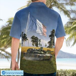 French Army Leclerc Tank In Camouflage Hawaiian Shirt Men Women Beach Shirt Product Photo 2