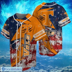 NCAA Tennessee Volunteers Logo Design Baseball Jersay Shirt Full Print Product Photo 1
