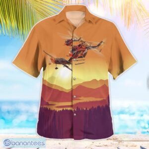Red Bull Air Force Helicopter Hawaiian Shirt Beach Shirt Summer Holiday Gift Product Photo 2