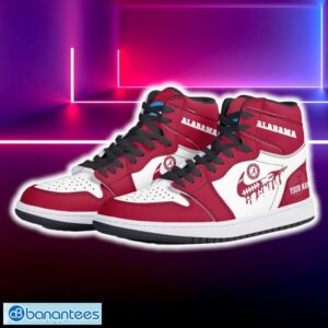 Alabama Crimson Tide Air Jordan Hightop Shoes New Custom Name For Fans Gift Sneaker - Alabama Crimson Tide Air Jordan Hightop Shoes Photo 5