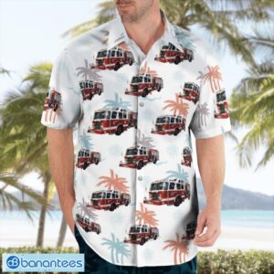 Florida, Holly Hill Fire Rescue Aloha Hawaiian Shirt Product Photo 4
