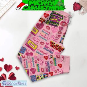New Kids On The Block NKOTB Valentine Pink Fleece Pajamas Set Christmas For Family - New Kids On The Block NKOTB Valentine Pink Fleece Pajamas Set-3