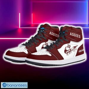 Texas A&M Aggies Air Jordan Hightop Shoes New Custom Name For Fans Gift Sneaker - Texas A&M Aggies Air Jordan Hightop Shoes Photo 5