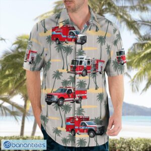 Florida, Ponce Inlet Fire Rescue Hawaiian Shirt Product Photo 4