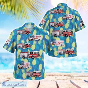 Florida, Pembroke Pines Fire Department Hawaiian Shirt Product Photo 1