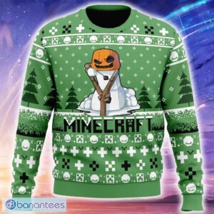 Snow Golem Minecraft Ugly Christmas Sweater Trending Holidays For Men Women Fans - Snow Golem Minecraft Ugly Christmas Sweater_1