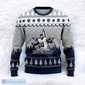 Dallas Cowboys Micah Parsons #11 Super Bowl LVII 2023 It's A Good Day To Be A Cowboys Fan Sport Player 3D Ugly Christmas Sweater Product Photo 2