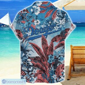 Los Angeles Dodgers Tropical Skull Halloween 3D Hawaiian Shirt For Men Women MLB Fans Product Photo 2