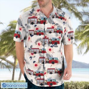 Florida, Crescent City Fire Department - Station 3 Hawaiian Shirt Product Photo 4