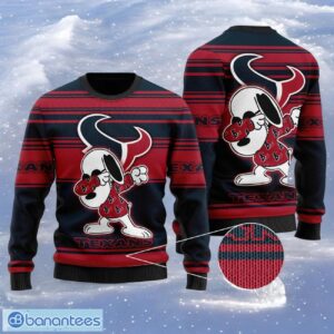 Houston Texans D Full Printed Christmas All Over Print Sweater Product Photo 1