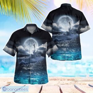 Royal Australian Navy HMAS Yarra (DE 45) Hawaiian Shirt Product Photo 1