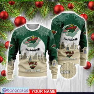 Custom Name NHL Minnesota Wild 3D Sweater Christmas Holiday Gift Product Photo 1