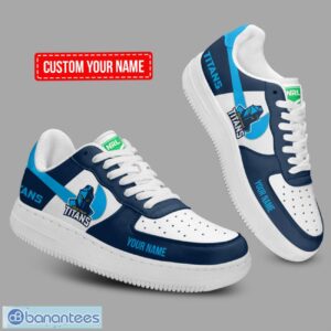 Gold Coast Titans Custom Name Personalized NRL Air Force 1 Shoes For Fans Product Photo 2