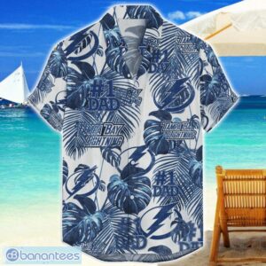 Tampa Bay Lightning Dad Hawaiian Father’s Day Gift For Dad Grandpa NHL Sports Beach Shirt Product Photo 1