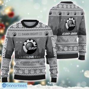 Can-Am Damn Right I Lover Can-Am Now And Forever 3D Ugly Christmas Sweater Christmas Gift Product Photo 1