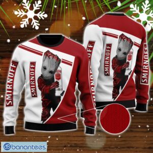 Smirnoff Vodka And Baby Groot All Over Print 3D Sweater For Men And Women Product Photo 1