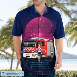 Dordrecht, Netherlands, Brandweer Zuid-Holland Zuid Hawaiian Shirt Product Photo 4