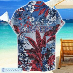 Texas Rangers Tropical Skull Halloween 3D Hawaiian Shirt For Men Women MLB Fans Product Photo 2