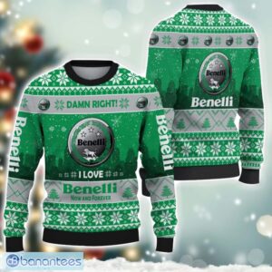 Benelli Damn Right I Lover Benelli Now And Forever 3D Ugly Christmas Sweater Christmas Gift Product Photo 1