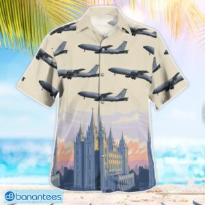 US Air Force Utah Air National Guard Boeing KC-135R Stratotanker (717-148) Hawaiian Shirt Gift For Summer Vacation Product Photo 2