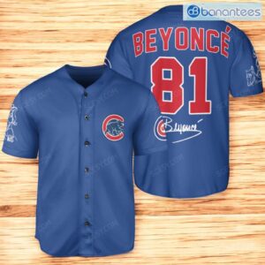 Chicago Cubs Beyonce Baseball Jersey Shirt Royal For Men And Women Product Photo 1