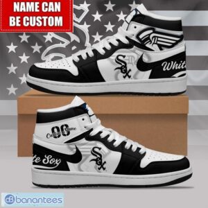 Chicago White Sox Custom Name Number Limited Air Jordan Hightop Shoes JD1 Sneakers Product Photo 1
