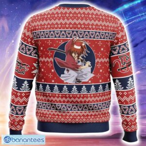 Kenshin Himura Rurouni Kenshin Samurai X Knitted Christmas Sweater Trending Holidays For Men Women Fans - Kenshin Himura Rurouni Kenshin Samurai X Ugly Christmas Sweater_2
