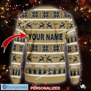 NEW Style New Orleans Pelicans Ugly Christmas Sweater Gift For Men And Women Custom Name - NBA New Orleans Pelicans Ugly Christmas Sweater For Men And Women Photo 2