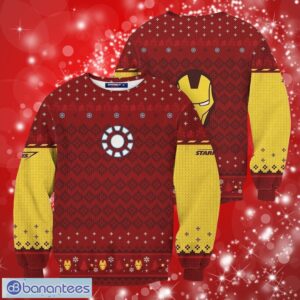 Iron Man Marvel Red Mark Gifts Christmas Christmas Sweater Print Full Product Photo 1