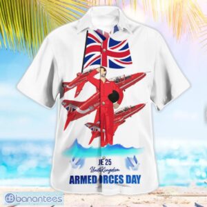 RAF Red Arrows Aircraft Armed Force Days Hawaiian Shirt Beach Shirt Summer Holiday Gift Product Photo 3