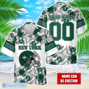 New York Yets Team Hawaiian And Shorts All Printed Beach Set For Fans Custom Name Product Photo 1