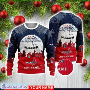 Custom Name NHL Washington Capitals 3D Sweater Christmas Holiday Gift Product Photo 1