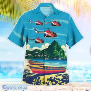 Red Bull Air Force Helicopter Hawaiian Shirt Beach Shirt Summer Holiday Gift All Printed Product Photo 2