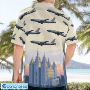 US Air Force Utah Air National Guard Boeing KC-135R Stratotanker (717-148) Hawaiian Shirt Gift For Summer Vacation Product Photo 4