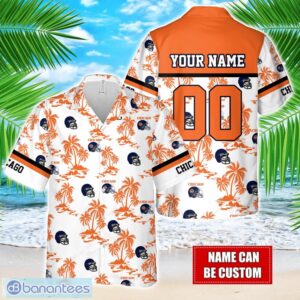 Coconut design Logo Chicago Team Hawaiian And Shorts All Printed Beach Set For Fans Custom Name Product Photo 1