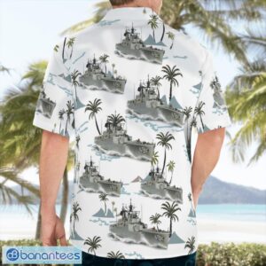 Royal Australian Navy HMAS Derwent (DE 49) White Hawaiian Shirt Product Photo 2
