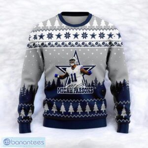 Dallas Cowboys Micah Parsons #11 I Love You 3000 Sport Player 3D Ugly Christmas Sweater Product Photo 2