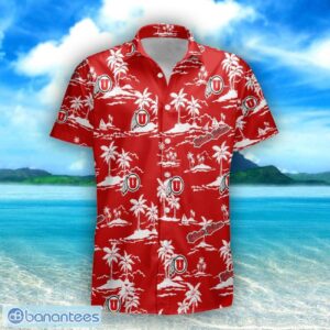 Utah Utes 3D Tropical Pattern Coconut Tree Hawaiian Shirt And Shorts Product Photo 1