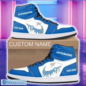Hyosung Car Air Jordan 1 Hightop Shoes New For Fans Gift AJ1 Sneaker Custom Name - Hyosung Air Jordan 1 Hightop Shoes_4
