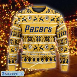 NEW Trend Indiana Pacers Ugly Christmas Sweater Gift Holidays Custom Name - NBA Indiana Pacers Ugly Christmas Sweater For Men And Women Photo 1