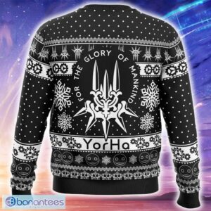 Yorha Nier Automata Ugly Christmas 3D Sweater Trending Holidays For Men Women Fans - Yorha Nier Automata Ugly Christmas Sweater_2