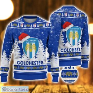 Colchester United Ugly Christmas Sweater Holiday Gift Ideas For Men And Women Product Photo 1