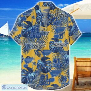 St Louis Blues Dad Hawaiian Father’s Day Gift For Dad Grandpa NHL Sports Beach Shirt Product Photo 1