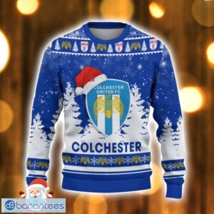 Colchester United Ugly Christmas Sweater Holiday Gift Ideas For Men And Women Product Photo 2