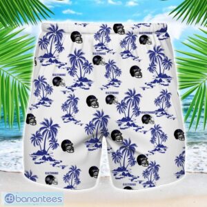 Coconut design Logo Baltimore Team Hawaiian And Shorts All Printed Beach Set For Fans Custom Name Product Photo 1