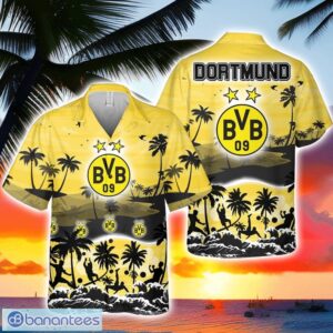 Borussia Dortmund Tropical Hawaiian Shirt Beach Shirt For Men And Women Team Shirt Product Photo 1