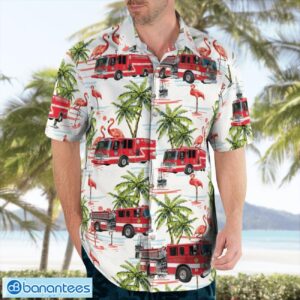 Vincennes, Indiana, Vincennes Fire Department Station 4 Aloha Hawaiian Shirt Product Photo 3
